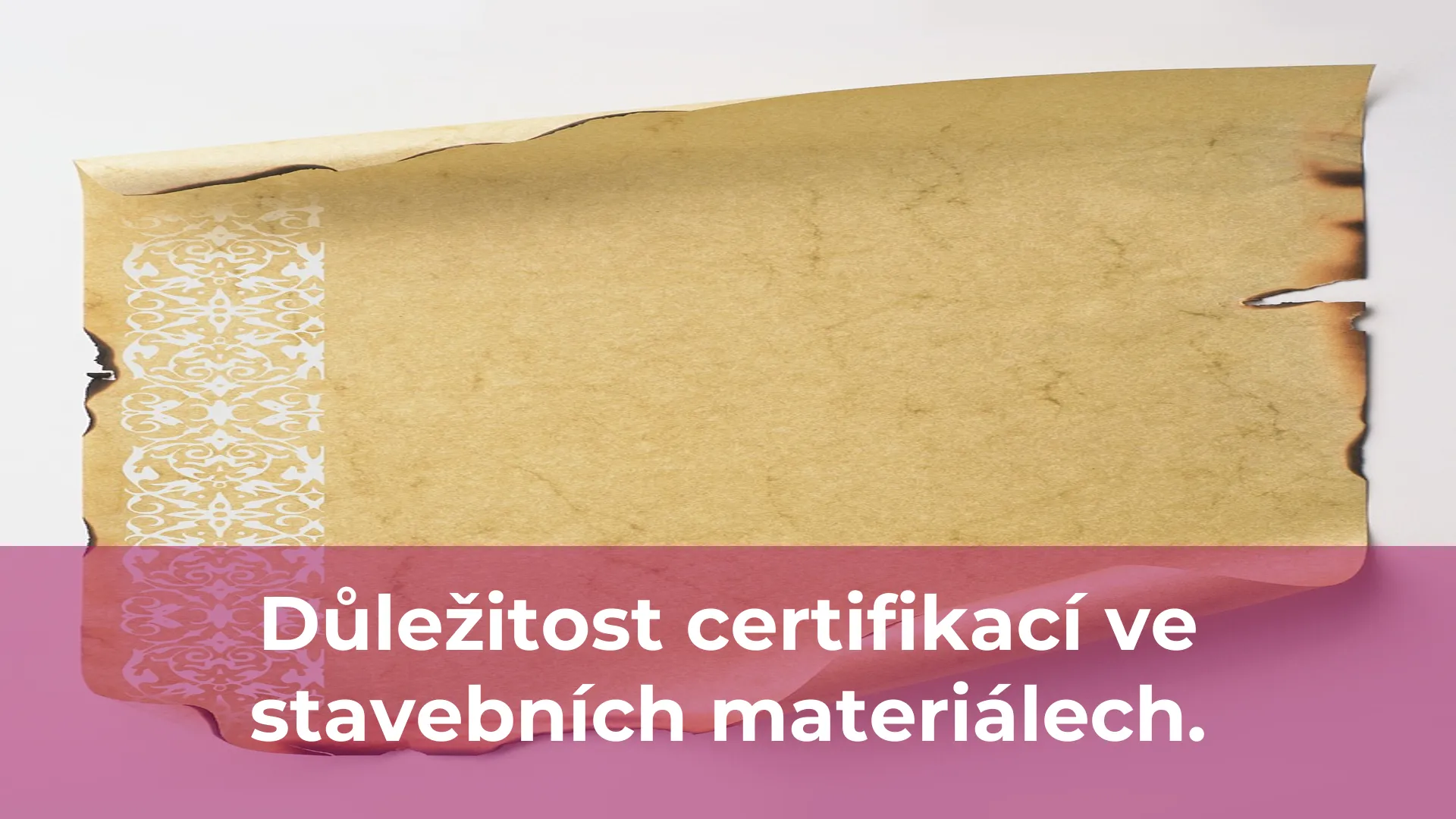 Důležitost certifikací ve stavebních materiálech