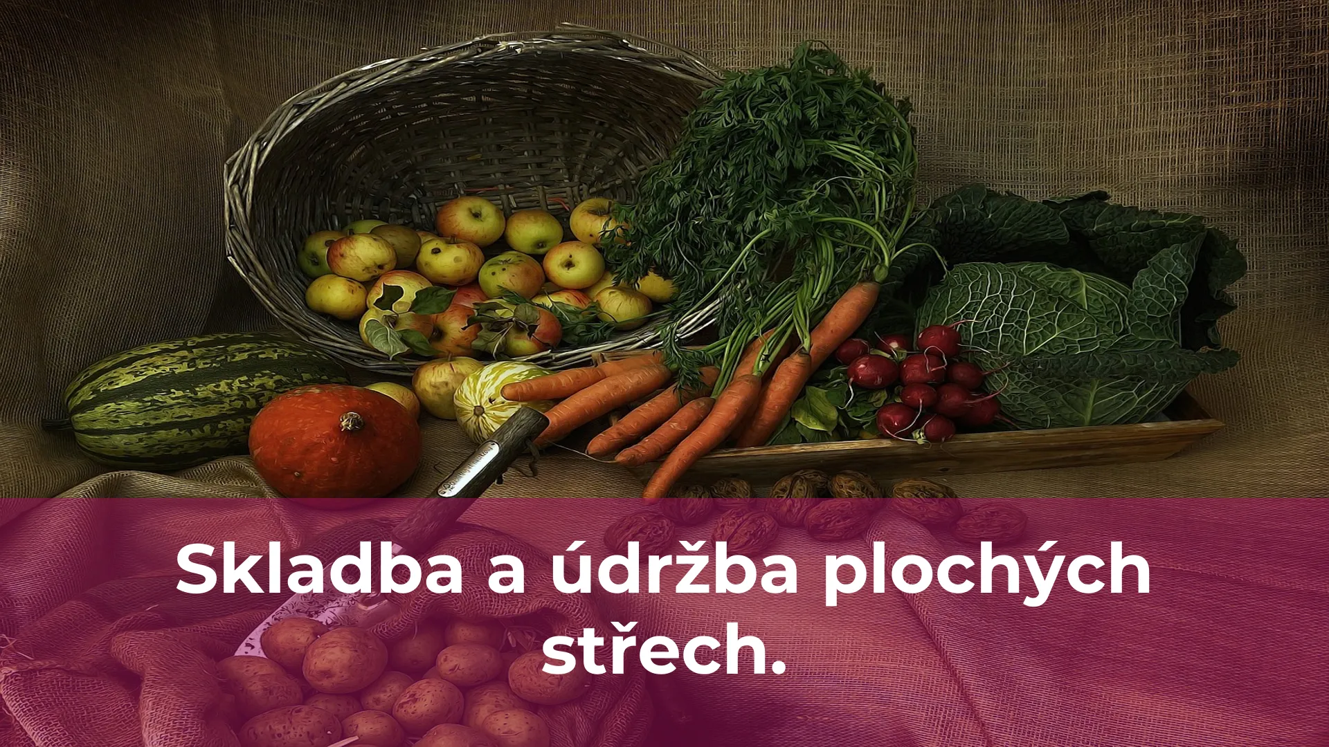 Skladba a údržba plochých střech