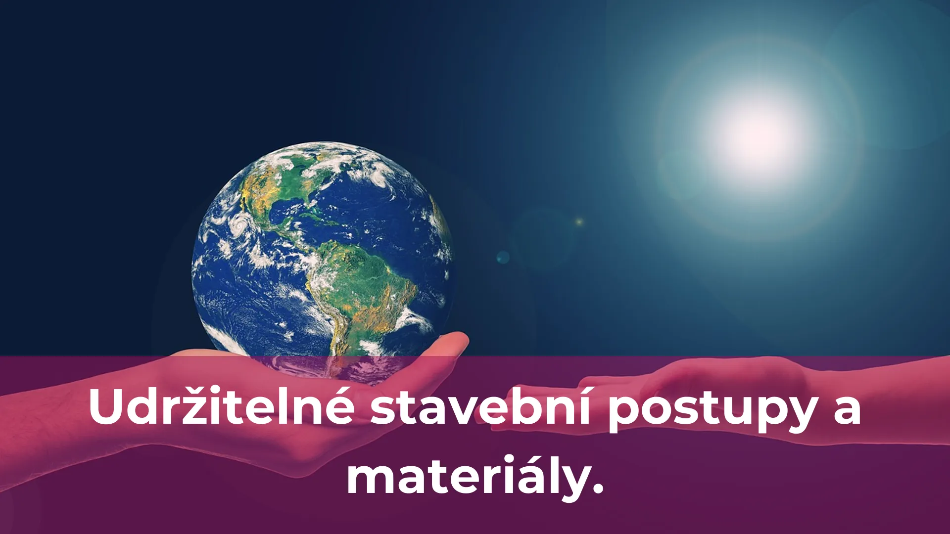 Udržitelné stavební postupy a materiály