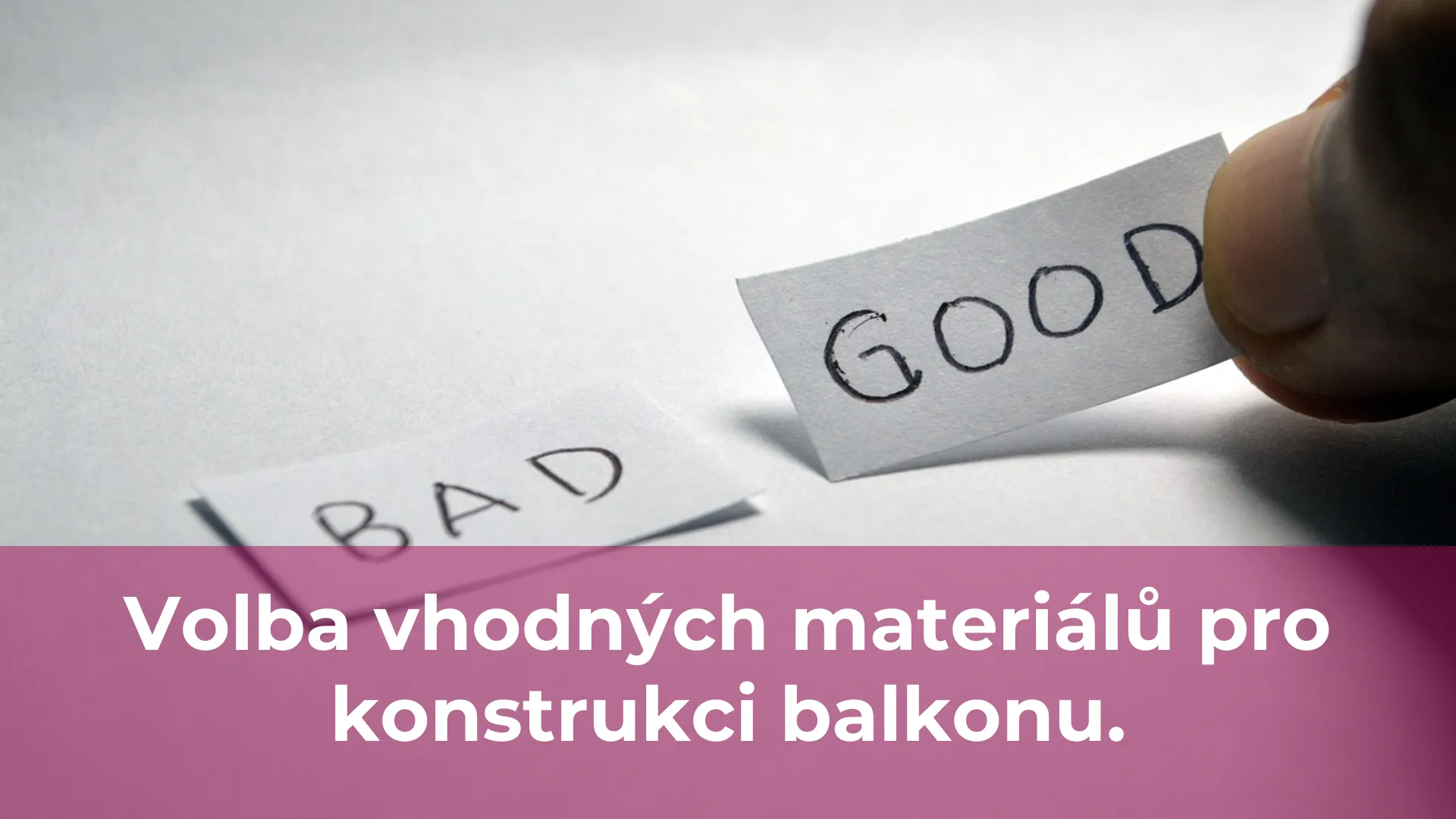 Volba vhodných materiálů pro konstrukci balkonu