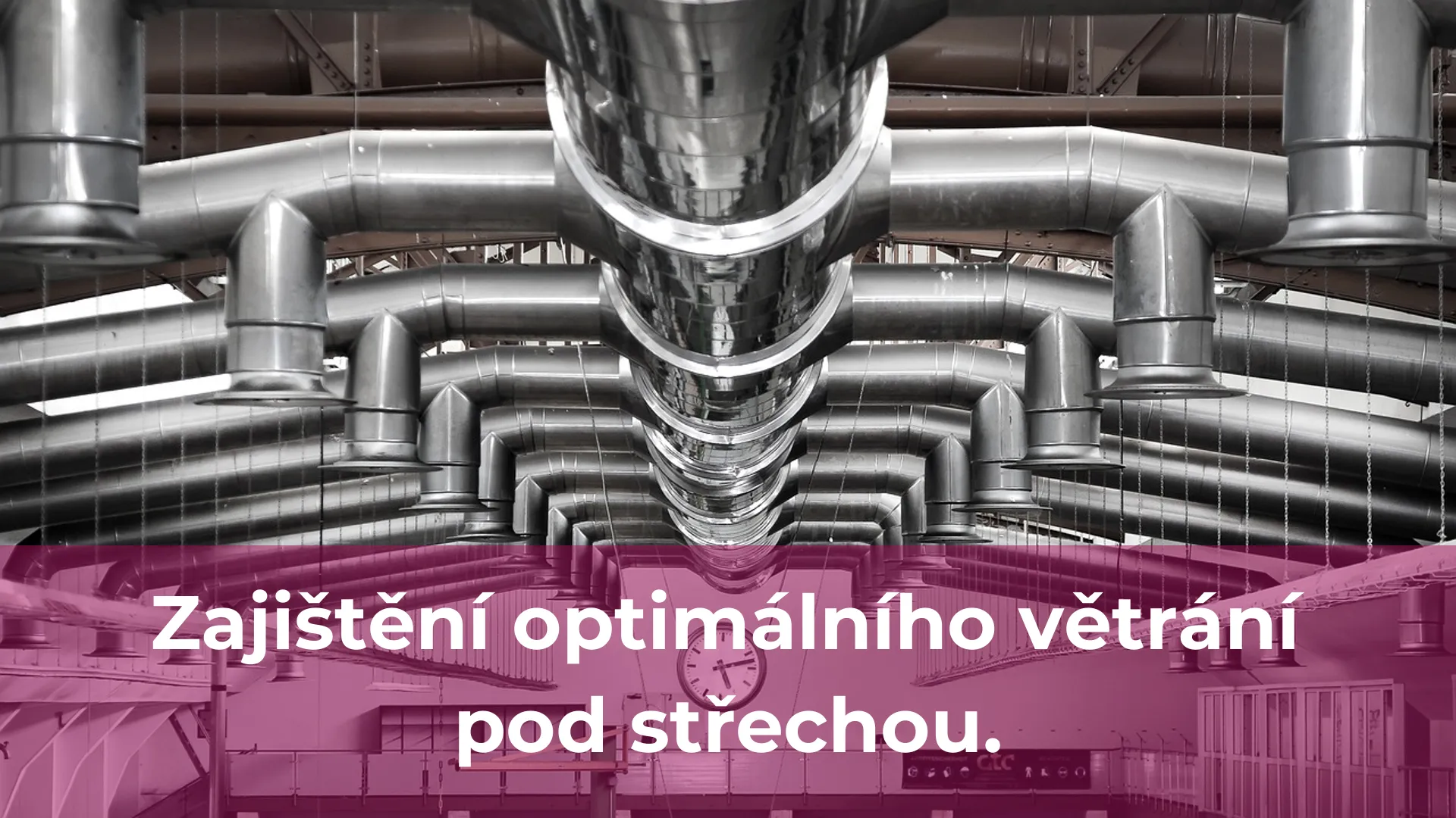 Zajištění optimálního větrání pod střechou